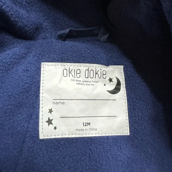 Okie Dokie Baby/Toddler Boys Blue Camo Heavyweight Puffer Jacket NWT Var… - Picture 3 of 8